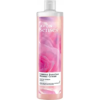 Koupelová kosmetika AVON Krémový sprchový gel L'Amour Sunrise 500 ml