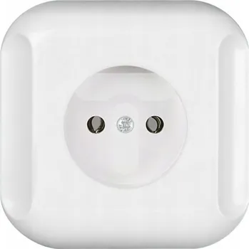 Elektrická zásuvka Elektrická Zásuvka nástěnná Timex-Elektro bílá