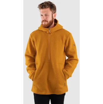 Pánská mikina Woox Fleecová Mikina Attu Buckthorn Brown M + DÁREK + Doprava ZDARMA