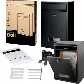 Železářství Orno černá Poštovní schránka