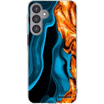 Pouzdro na mobilní telefon Picasee silikonový průhledný obal pro Samsung Galaxy A16 4G - Gold blue