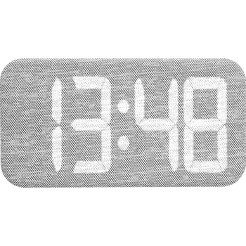 Budík TFA Dostmann 60.2042.02 Quartz budík bílá, šedá časů buzení 3 velký displej