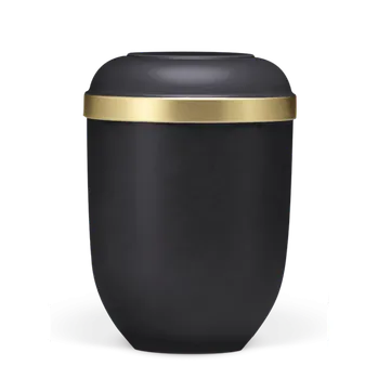 Smuteční dekorace Ekologická urna Velvet - Černá