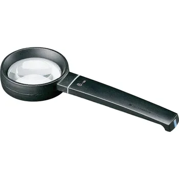 Lupa Eschenbach 265550 ruční lupa zvětšení: 6 x, Velikost objektivu: (Ø) 50 mm, černá