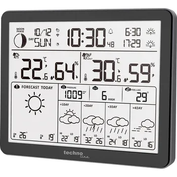 Meteostanice Techno Line WD3000 WD3000 Wetterstation internetová meteostanice Předpověď pro 4 dny Počet senzorů (max.) 1