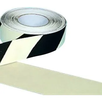 Lepicí páska B-SAFETY AR226050 Protiskluzová podložka zářivá černá, bílá (d x š) 18.3 m x 50 mm