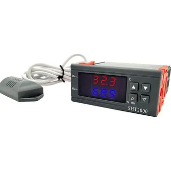 Termostat Digitální termostat a hygrostat SHT2000, napájení 110-230VAC