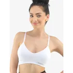 EcoBamboo 07020P Podprsenka sportovní s vycpávkami Barva: Bílá, Velikost: XL/XXL