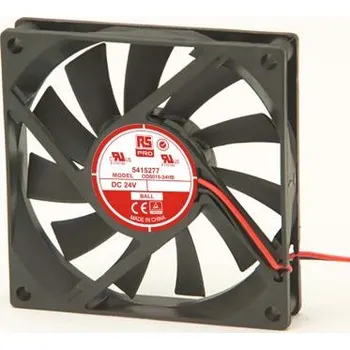 Měnič napětí Axiální ventilátor DC 80 x 80 x 15mm 51m³/h 4.6W 24 V DC