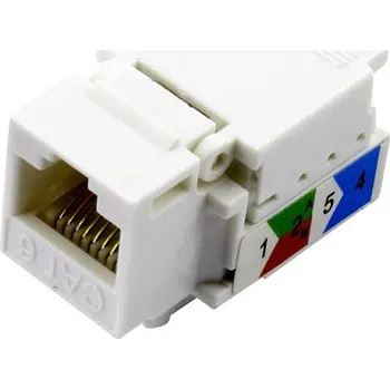 TRU COMPONENTS, 93038C373, RJ45 konektor, RJ45, CAT 6, piny:8, 1 ks