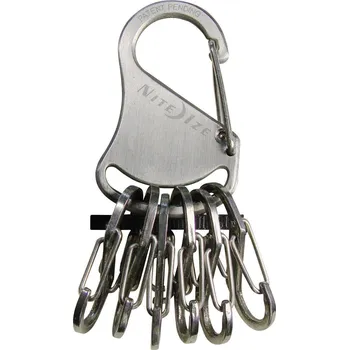 NITE Ize karabina na klíče NI-KLK-11-R3 KeyRack Locker stříbrná 1 ks