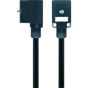 Elektrický konektor Ventilový konektor, provedení BI černá VBI21-230.0-5/S370 počet pólů:2 plus PE 8047813 Escha Množství: 1 ks