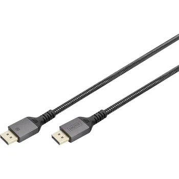 Audio kabel Digitus DisplayPort kabel Konektor DisplayPort 3 m černá DB-340201-030-S třížilový stíněný, flexibilní provedení, bez halogenů, kulatý Kabel DisplayPort