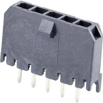 Elektrický konektor Molex vestavná pinová lišta (standardní) 5, rozteč 3 mm, 436500527, 1 ks Tray