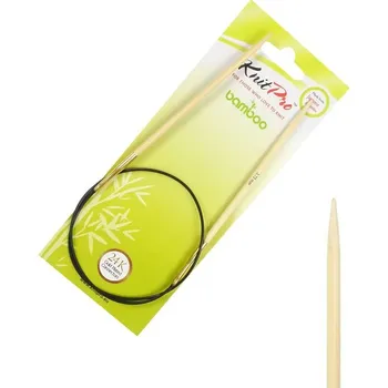 Nástroj na niť a příze Kruhové jehlice KnitPro Bamboo 60 cm 3,75 mm