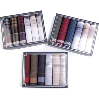 Papírový kapesník Pánský kapesník / dárková kazeta, střední, 2 mix náhodných variant tmavá