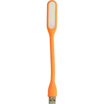 Lampička Mini LED Silikonová Lampička USB Oranžová
