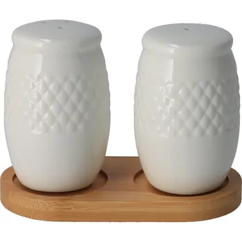 Kořenka Orion Slánka a pepřenka porcelán bambus 2 ks