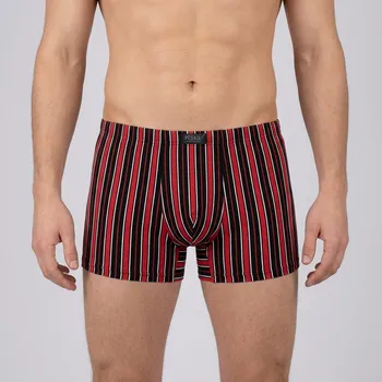 Pánské oblečení Pesail Pánské bambusové boxerky trenkoslipy FM 608 – Nadměrné velikosti Barva: červená, Velikost: 7XL 3+1 ZDARMA (přidejte 4 ks do košíku)