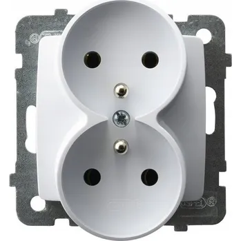 Elektrická zásuvka Elektrická Zásuvka bílá GP-2SRZ/m/00