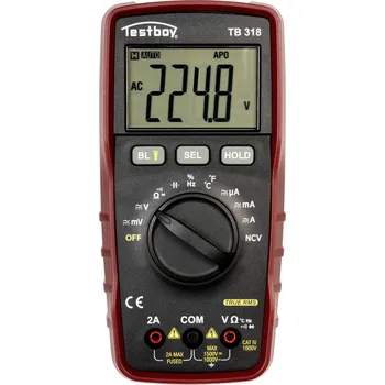 Multimetr Testboy TB 318 multimetr digitální CAT IV 1000 V