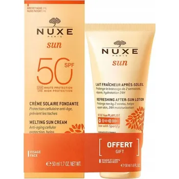 Přípravek na opalování Nuxe Sun SPF 50 50 ml krém na opalování obličeje