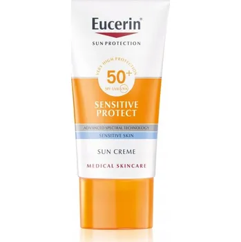 Přípravek na opalování Krém na opalování na obličej Eucerin Sensitive 50 SPF 50 ml