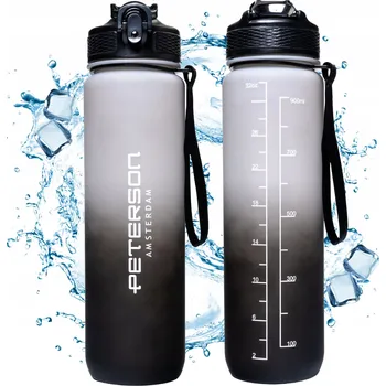 LAHEV NA PITÍ LÁHEV NA VODU BEZ BPA 1L TRITAN VZDUCHOTĚSNÁ S NÁUSTKEM S BRČKEM SPORT