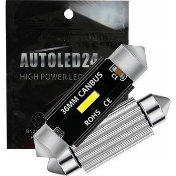 Autožárovka POWER LED ŽÁROVKA 24V TRUBIČKA 36mm ČERNÁ TIR CANBUS RETRIFY AUTOMOTIVE