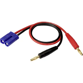 RC vybavení Reely nabíjecí kabel [2x banánková zástrčka 4 mm - 1x EC5 zástrčka] 0.30 m 2 mm² RE-6799032