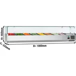 G.Gastro Chladicí vitrína ECO - 1800x335mm - 8x GN 1/4