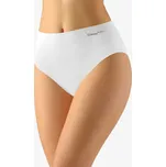 GINA 00035P Kalhotky klasické se širokým bokem Barva: Bílá, Velikost: M/L