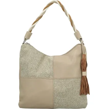 Dámská kabelka na rameno tmavě béžová - Coveri Delfina béžová