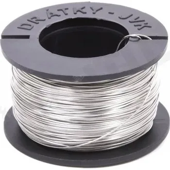 Korálek Měkký nerezový drát 0,8mm 15m