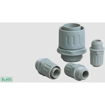 HELU 90726 LK-I PG hadicová spojka šedá PG29 rovná 1 ks