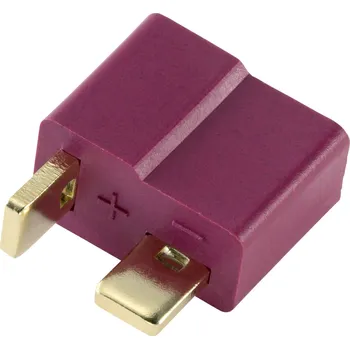 RC vybavení Reely 1399715 zástrčkový konektor k propojení akumulátoru a regulátoru RC modelu T zástrčka pozlacené 20 ks