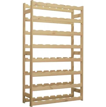 Stojan na víno Atmowood AW118 56 lahví přírodní