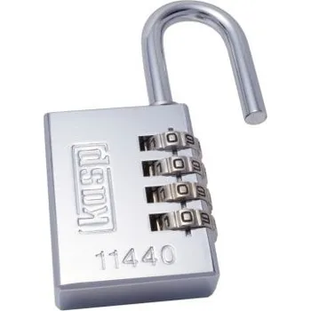 Visací zámek Ne Kódový visací zámek, Ocel Obojí 19mm třmen