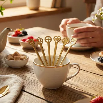 Příbor BUGATTI Portafortuna 6 ks – lžičky na kávu a čaj z nerezové oceli