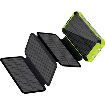 Powerbanka RealPower REALPOWER PB-20000 Solar powerbanka 20.000 mAh, zelená