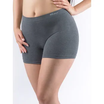 Kalhotky EcoBamboo 03018P Boxerky delší nohavička Barva: Šedá-Bílá, Velikost: XL/XXL