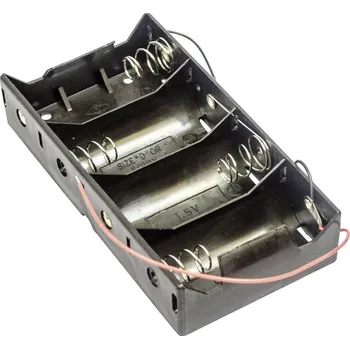 Držák baterie MPD BH4DW bateriový držák 4x Velké mono kabel (d x š x v) 138 x 72 x 29 mm