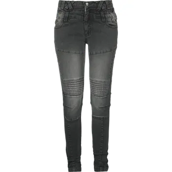 Dámské džíny Džíny Rock z Rock Rebel by EMP - Megan - Ženy - černá