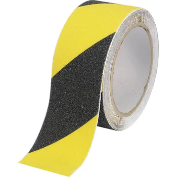 Izolační páska TOOLCRAFT ANST505M-YB 1564113 protiskluzová páska Sugo černá, žlutá (d x š) 5 m x 50 mm 1 ks