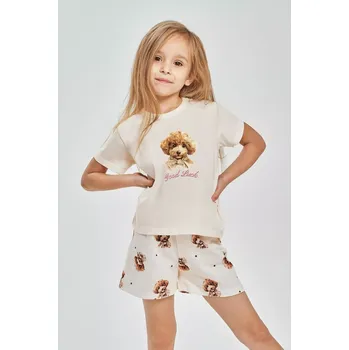 Pyžamo Taro 3553 Coco 122-140 W26 Hnědá 134