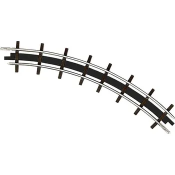 Modelová železnice kolej polní úzkokolejné železnice H0f 12323 zahnutá kolej 2 ks