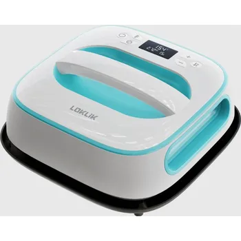 Dílenský lis Loklik Easy Heat Press Zahřívací lis tyrkysová