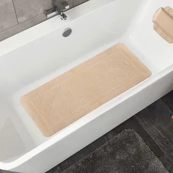 Protiskluzová podložka Protiskluzová podložka do vany béžová KLEINE WOLKE Arosa 92 x 36 cm