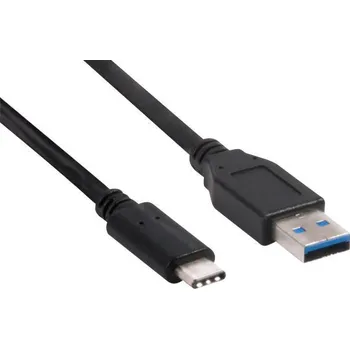 elektrický kabel club3D USB kabel USB 3.2 Gen1 USB-C ® zástrčka, USB-A zástrčka 1.00 m černá CAC-1523