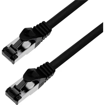 Datový kabel BKL Electronic 144004 RJ45 síťové kabely, propojovací kabely CAT 8.1 S/FTP 3 m černá bez halogenů 1 ks